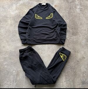 Fendi Monster Black & Yellow Suitsuit🔥